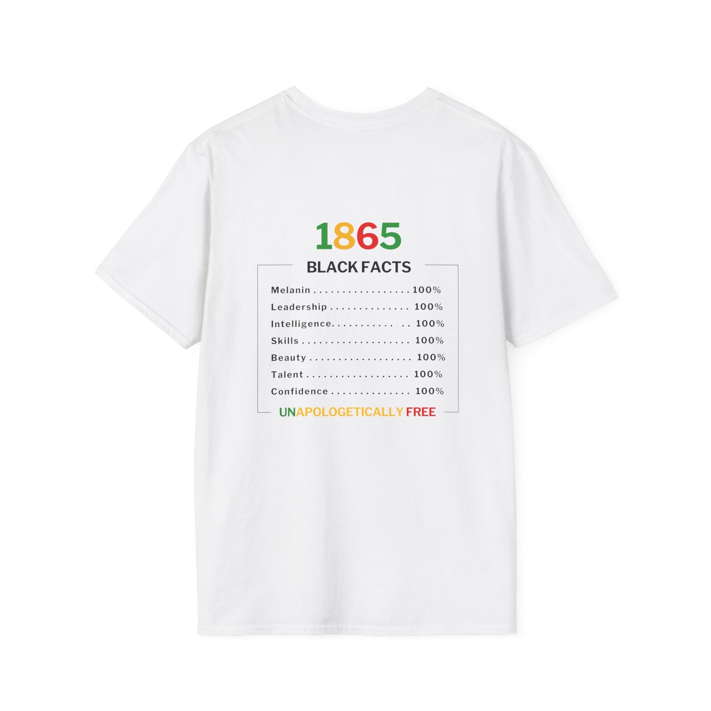 ASI Juneteenth Black Queen Unisex T-Shirt – 1865 “Black Facts” Edition