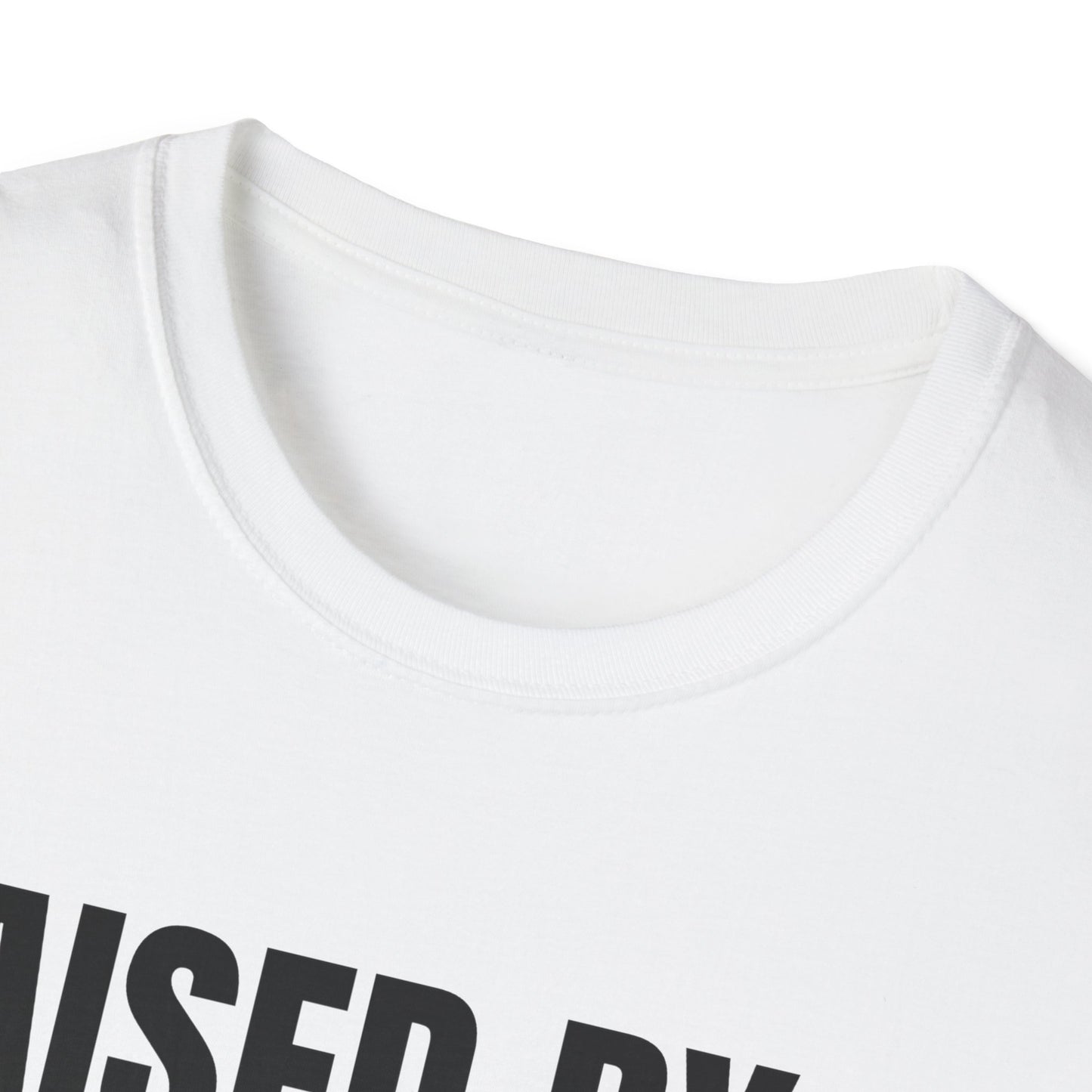 “Raised by a Strong, Beautiful Black Woman, Not Raised by Boo Boo da Fool” – Unisex Softstyle T-Shirt