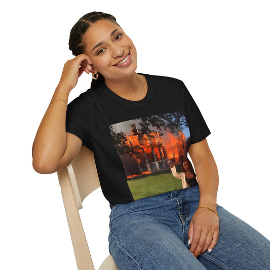 Juneteenth Burn It Down Tee Inspired by Angela Bassett Unisex Softstyle T-Shirt