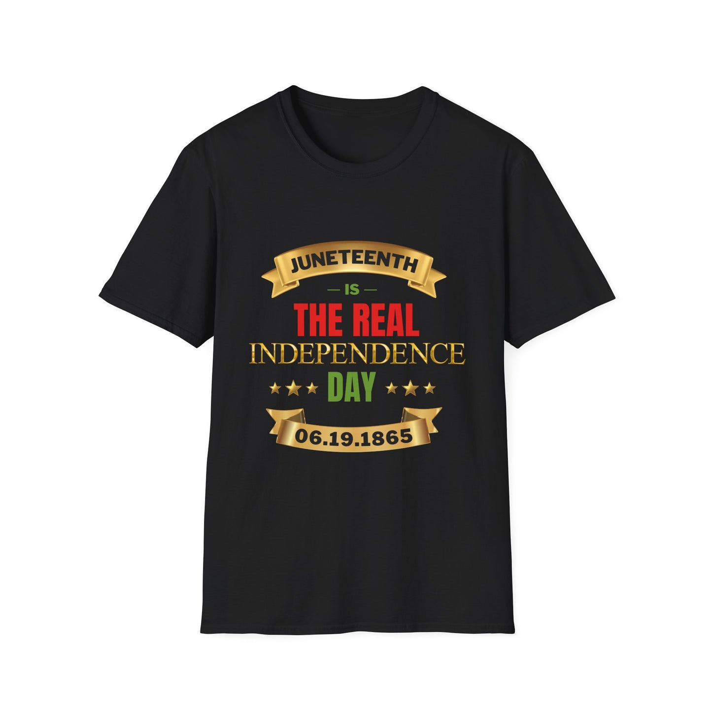 Juneteenth – The Real Independence Day Tee Unisex Softstyle Tee