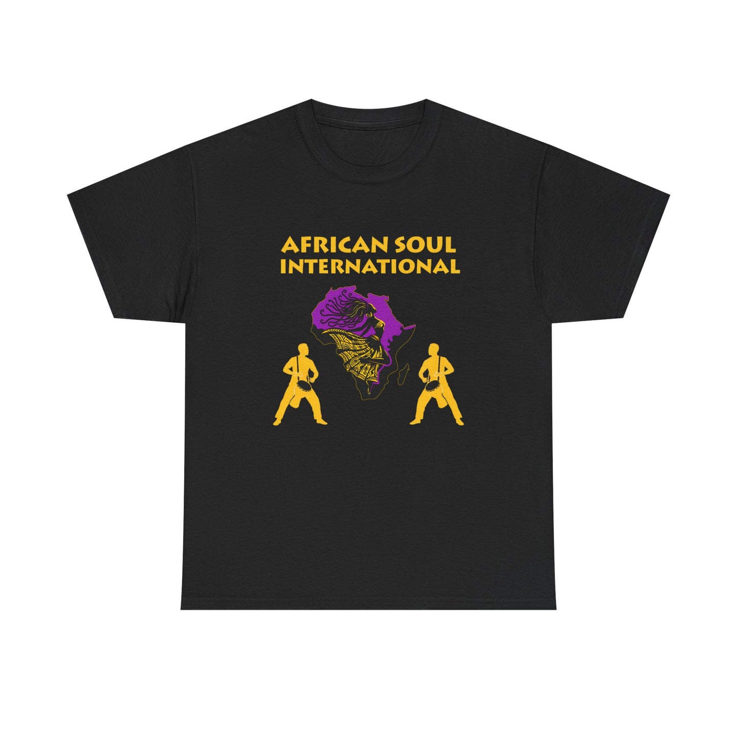 African Soul International Tee for Cultural Celebrations, Casual Wear, Gifts, Festivals, Heritage Events