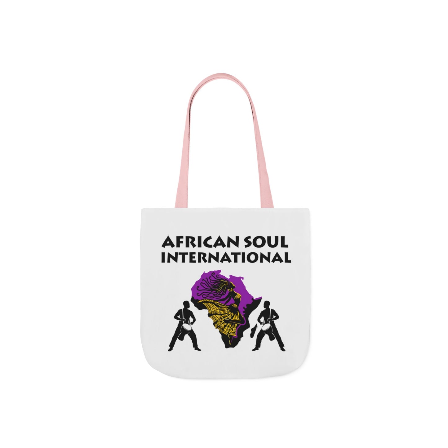 African Soul International – Vibrant Canvas Tote Bag, Eco-Friendly Shopping Bag, Travel Tote, Festival Bag, Gift Idea, Everyday