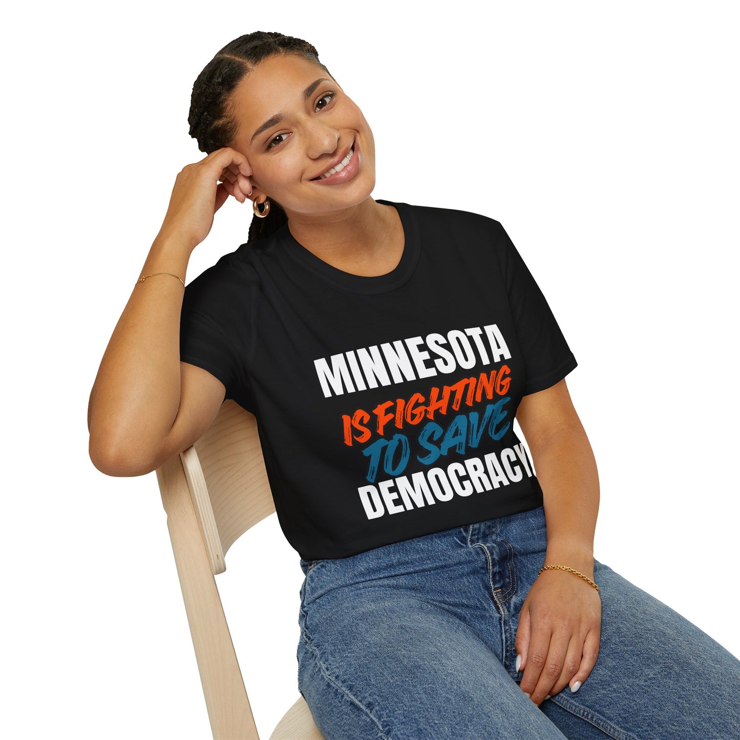 ASI Statement Tee – Minnesota is Fighting to Save Democracy (Design B)