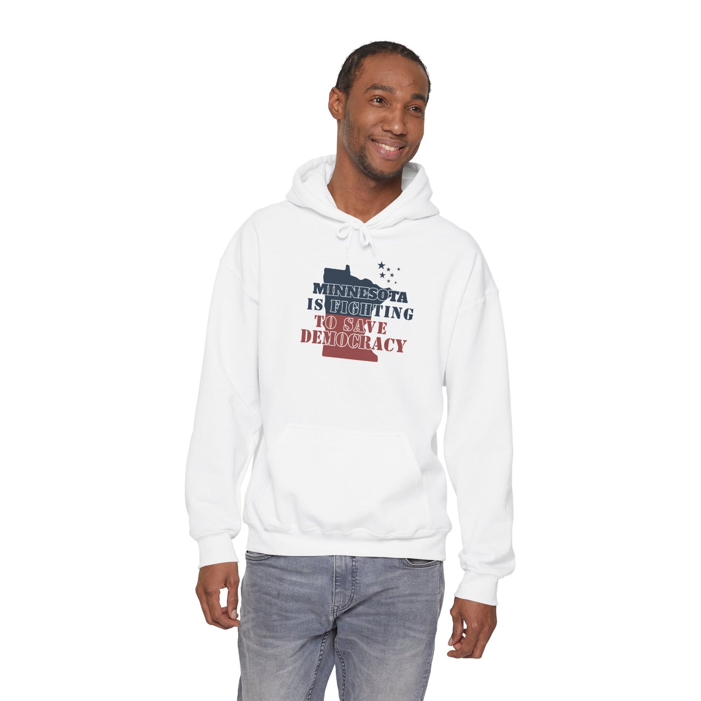 ASI Statement Hoodie – Minnesota is Fighting to Save Democracy (Design C)