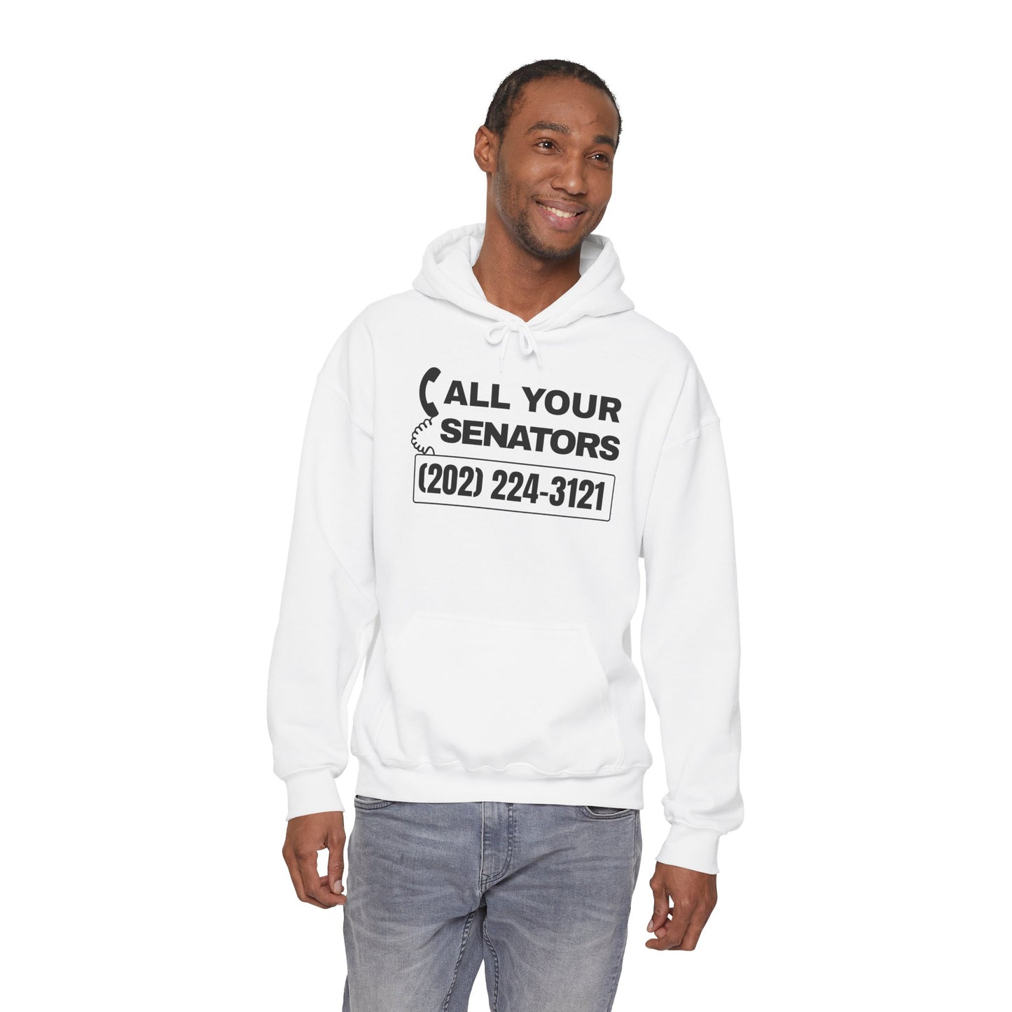 ASI Statement Hoodie – Call Your Senators (Design B)