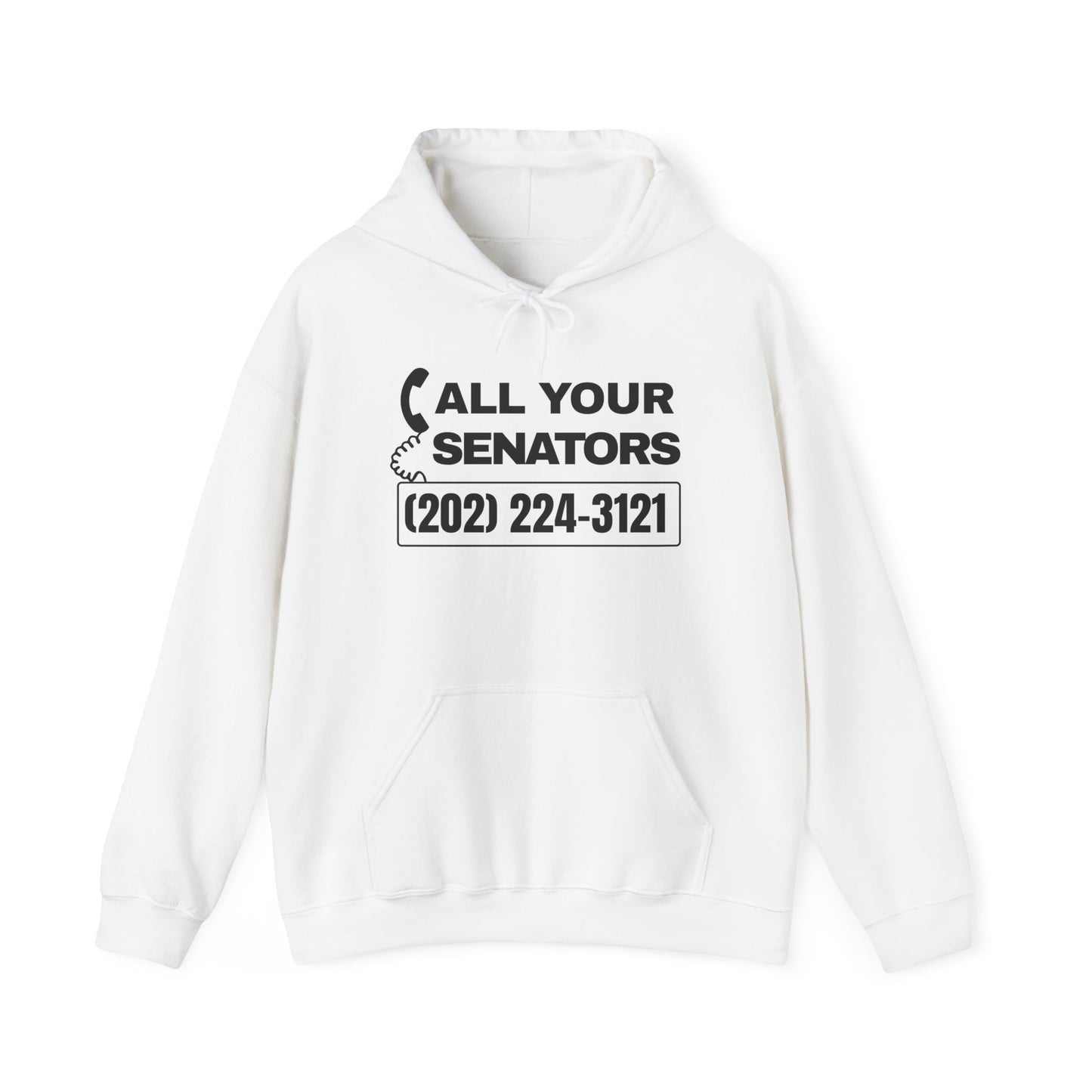 ASI Statement Hoodie – Call Your Senators (Design B)