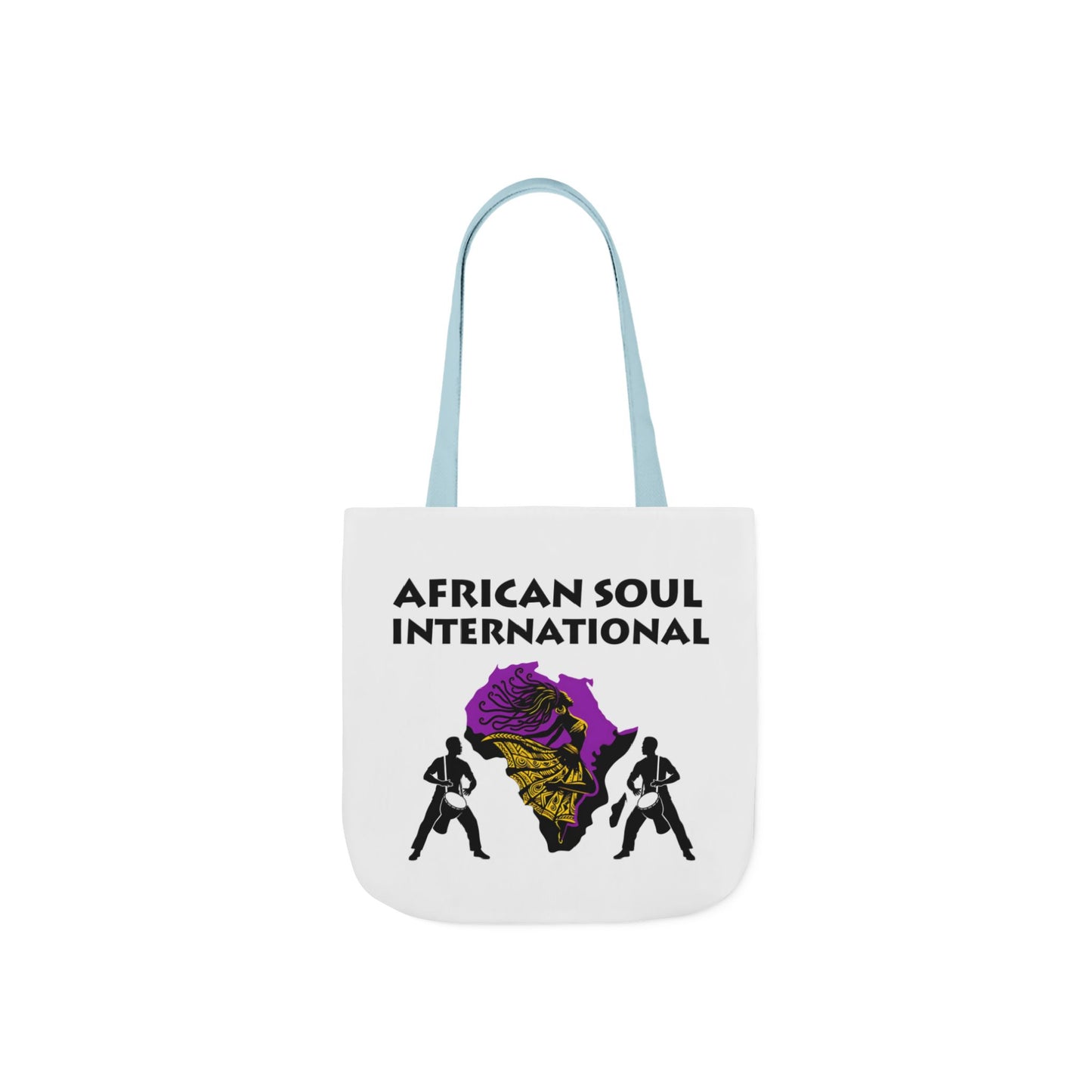 African Soul International – Vibrant Canvas Tote Bag, Eco-Friendly Shopping Bag, Travel Tote, Festival Bag, Gift Idea, Everyday