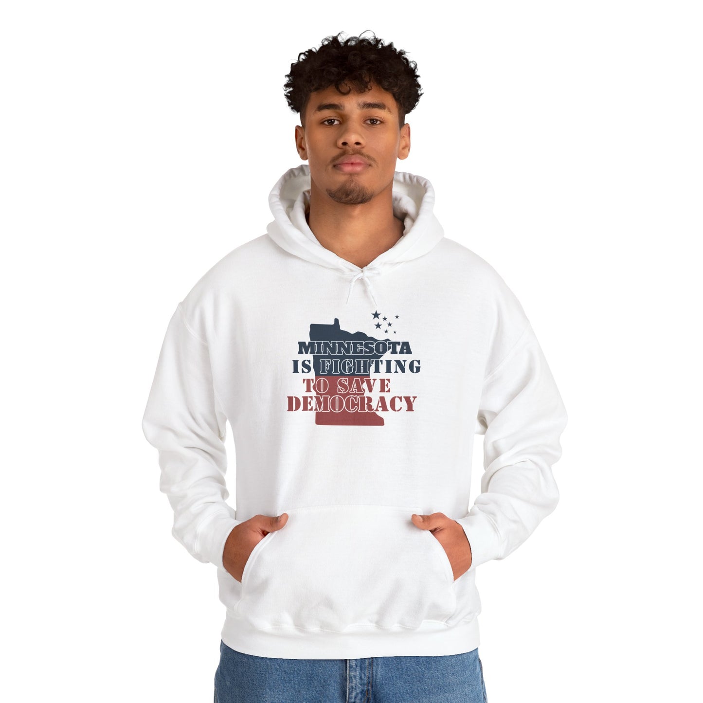 ASI Statement Hoodie – Minnesota is Fighting to Save Democracy (Design C)