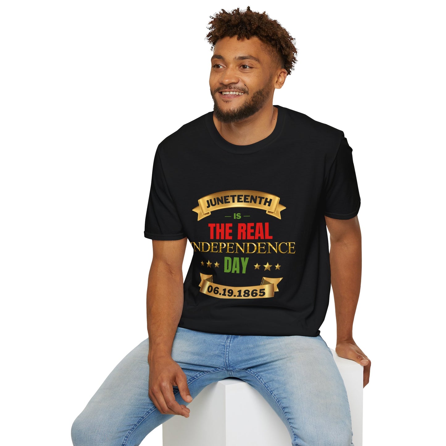 Juneteenth – The Real Independence Day Tee Unisex Softstyle Tee