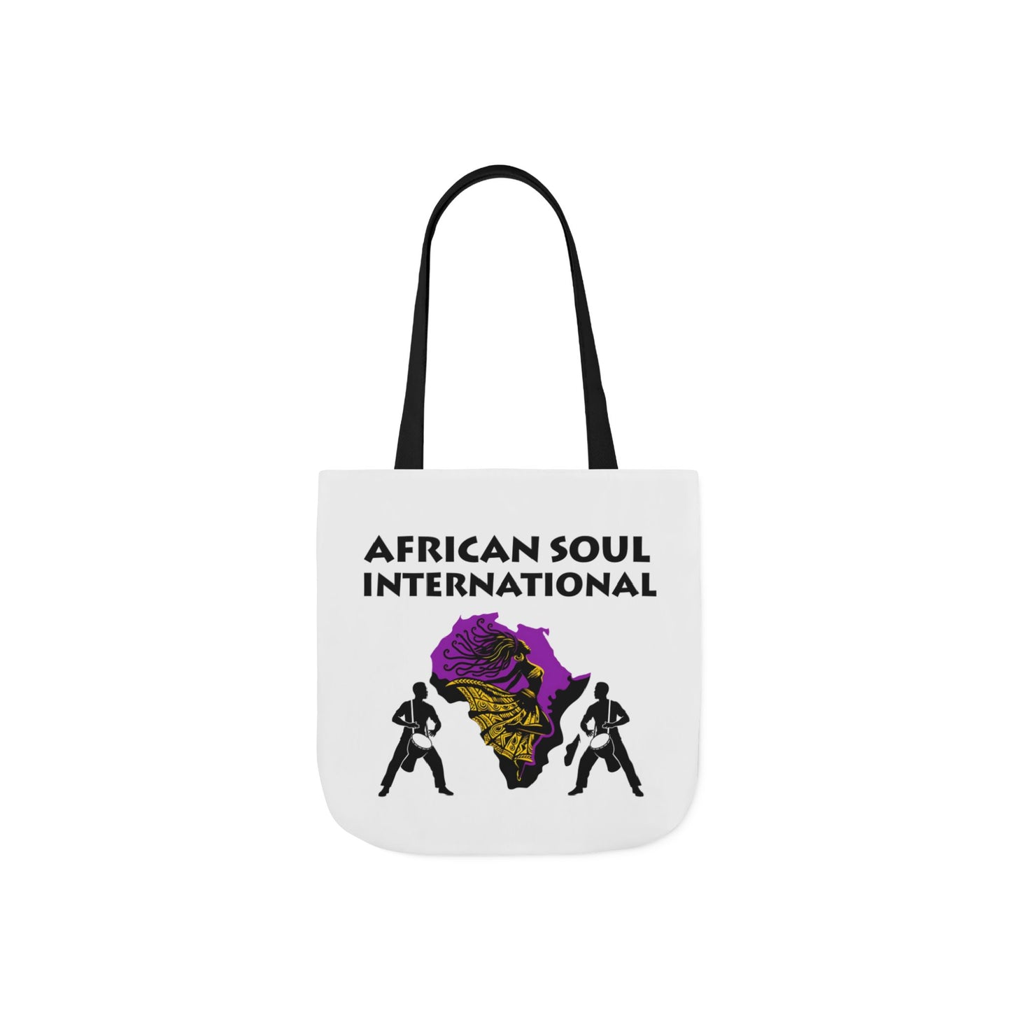 African Soul International – Vibrant Canvas Tote Bag, Eco-Friendly Shopping Bag, Travel Tote, Festival Bag, Gift Idea, Everyday