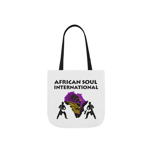 African Soul International – Vibrant Canvas Tote Bag, Eco-Friendly Shopping Bag, Travel Tote, Festival Bag, Gift Idea, Everyday