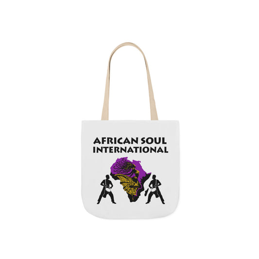 African Soul International – Vibrant Canvas Tote Bag, Eco-Friendly Shopping Bag, Travel Tote, Festival Bag, Gift Idea, Everyday