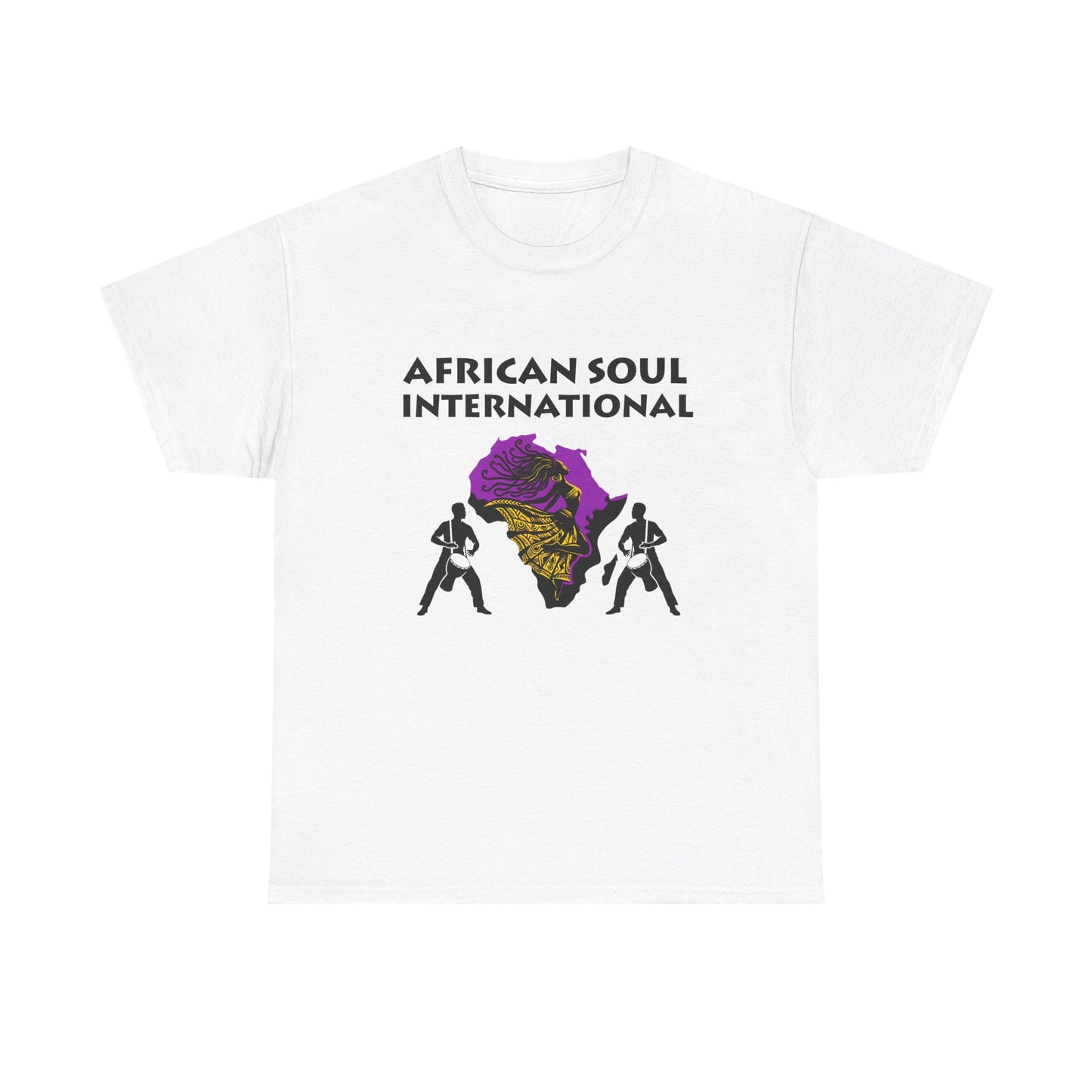 African Soul International Tee for Cultural Celebrations, Casual Wear, Gifts, Festivals, Heritage Events