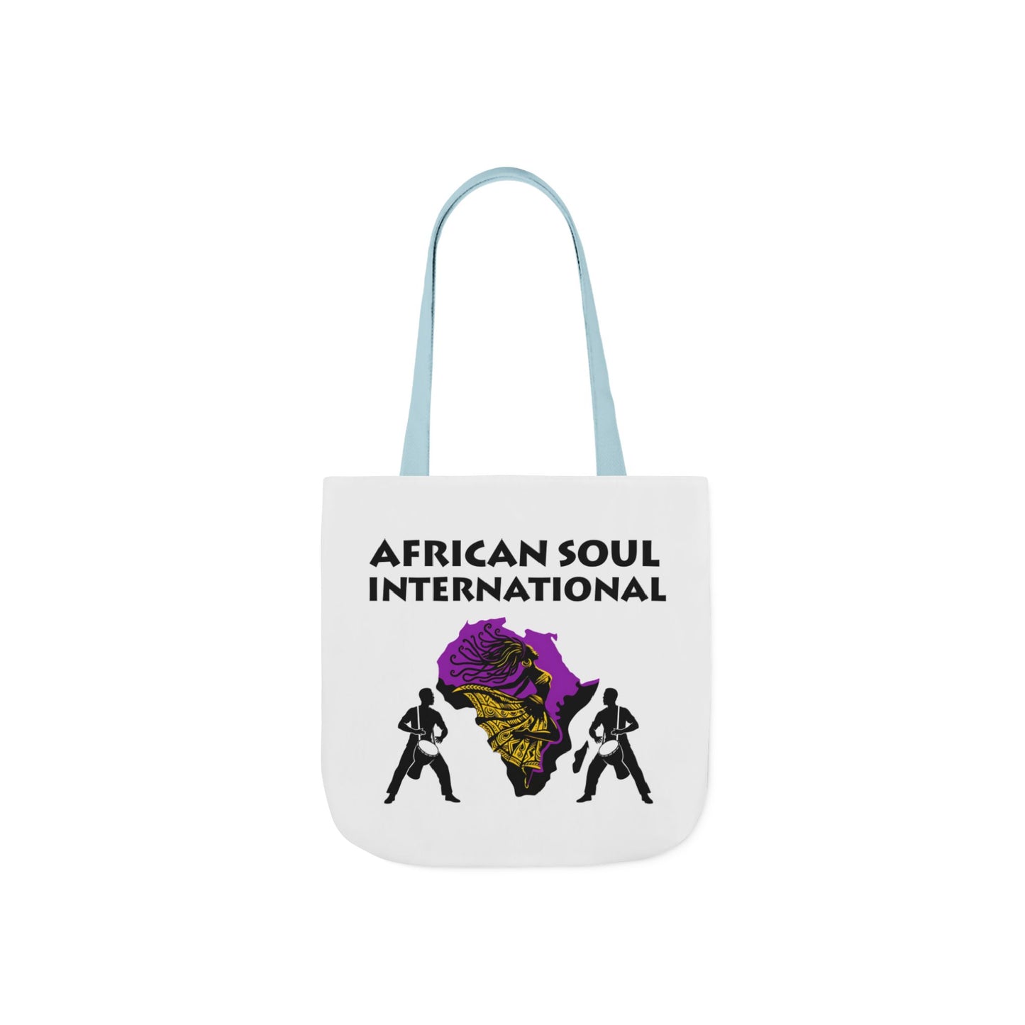 African Soul International – Vibrant Canvas Tote Bag, Eco-Friendly Shopping Bag, Travel Tote, Festival Bag, Gift Idea, Everyday