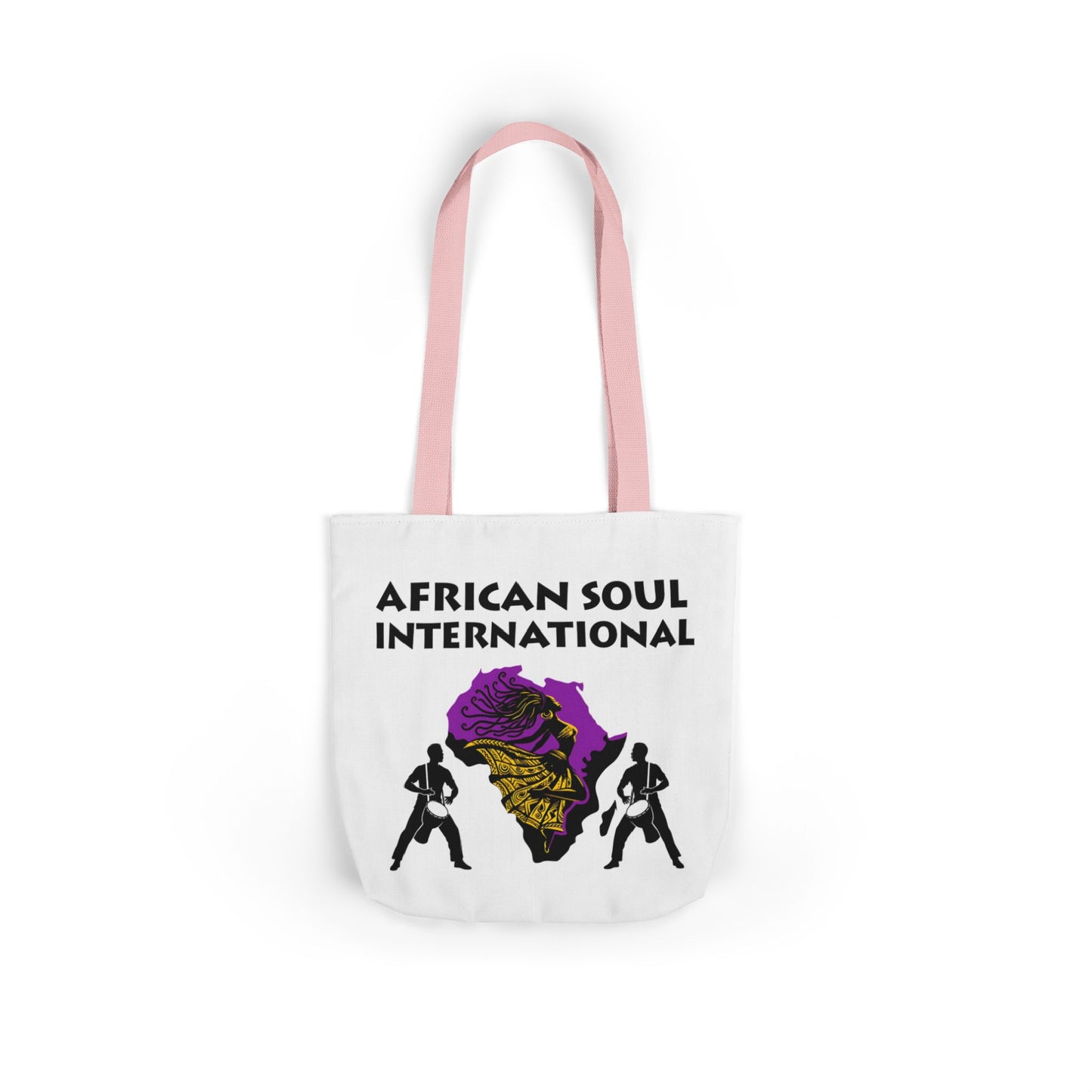 African Soul International – Vibrant Canvas Tote Bag, Eco-Friendly Shopping Bag, Travel Tote, Festival Bag, Gift Idea, Everyday