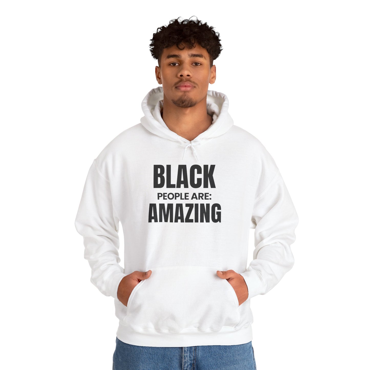 ASI Statement Hoodie – Black People Are: Amazing
