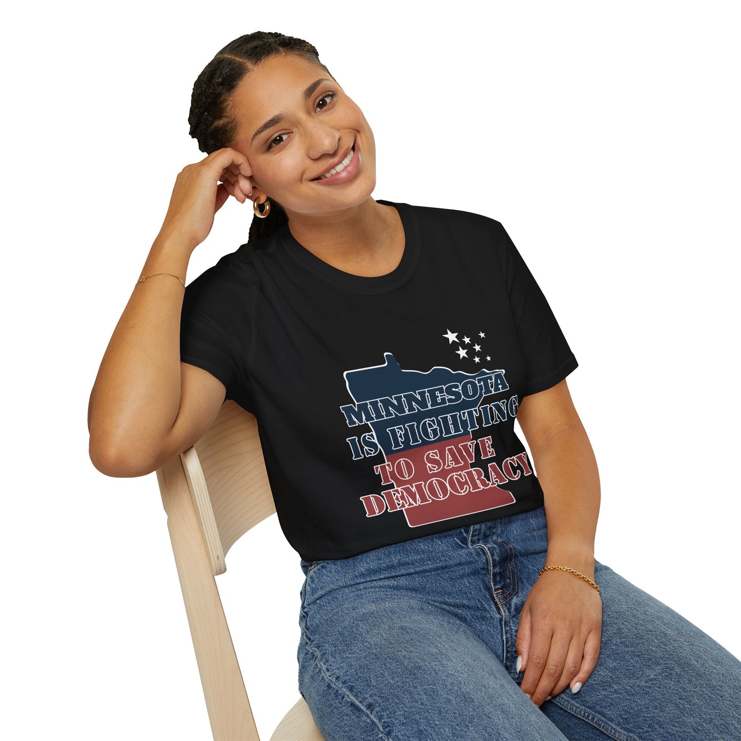 ASI Statement Tee – Minnesota is Fighting to Save Democracy (Design C)