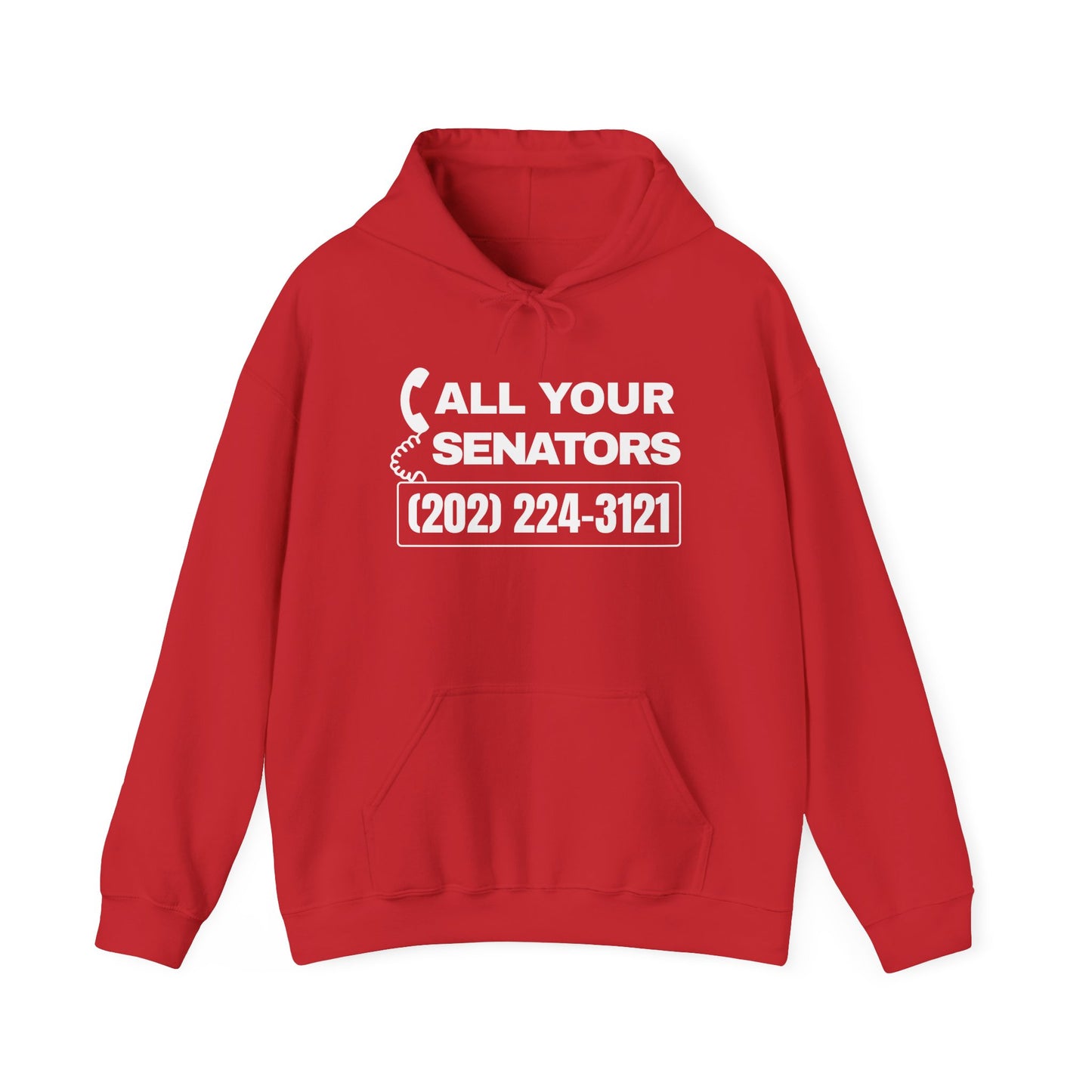 ASI Statement Hoodie – Call Your Senators (Design B)