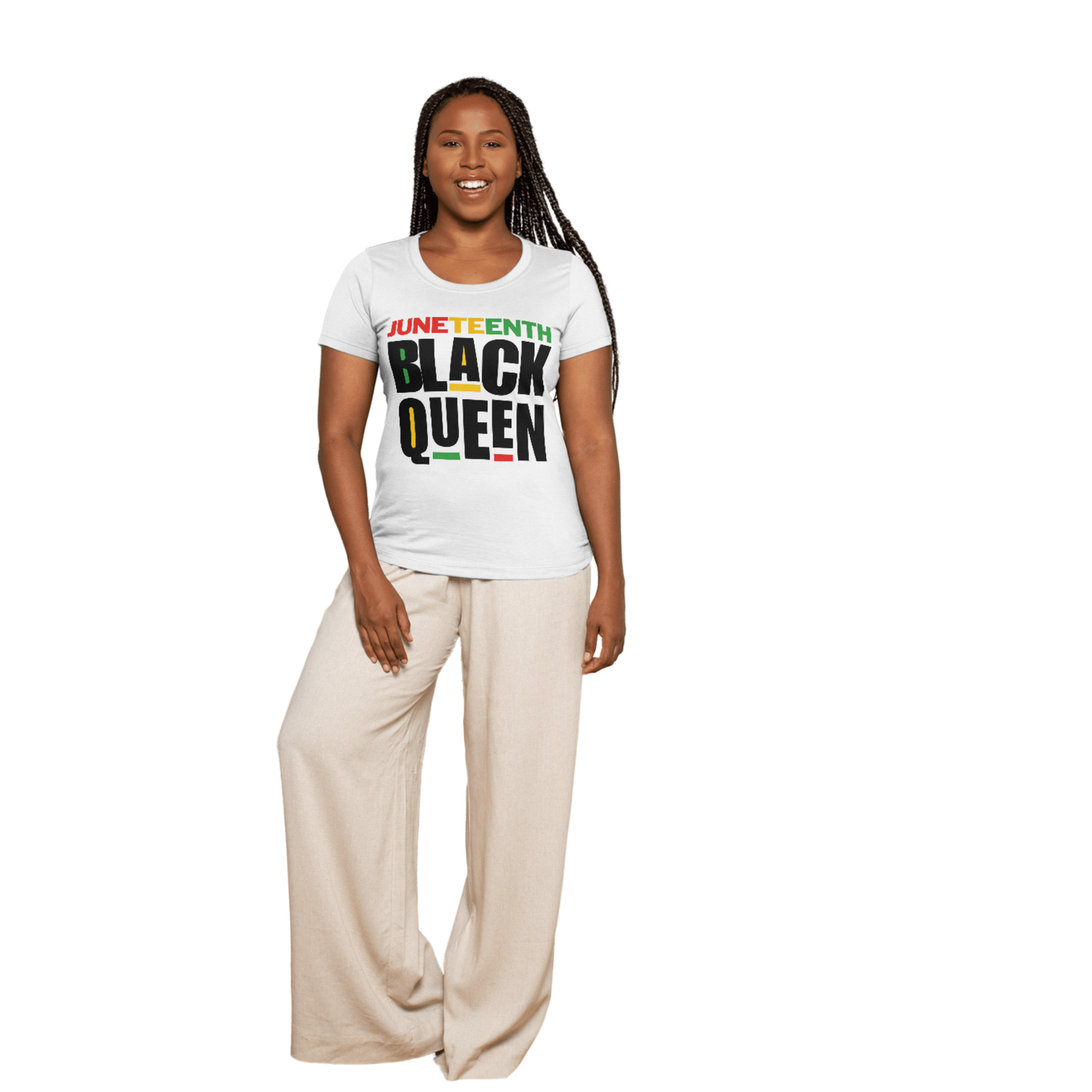Juneteenth Black Queen Unisex Softstyle T-Shirt – 1865 “Black Facts” Edition