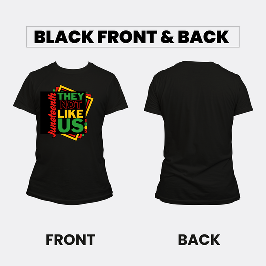 Juneteenth “They Not Like Us” – Unisex T-Shirt