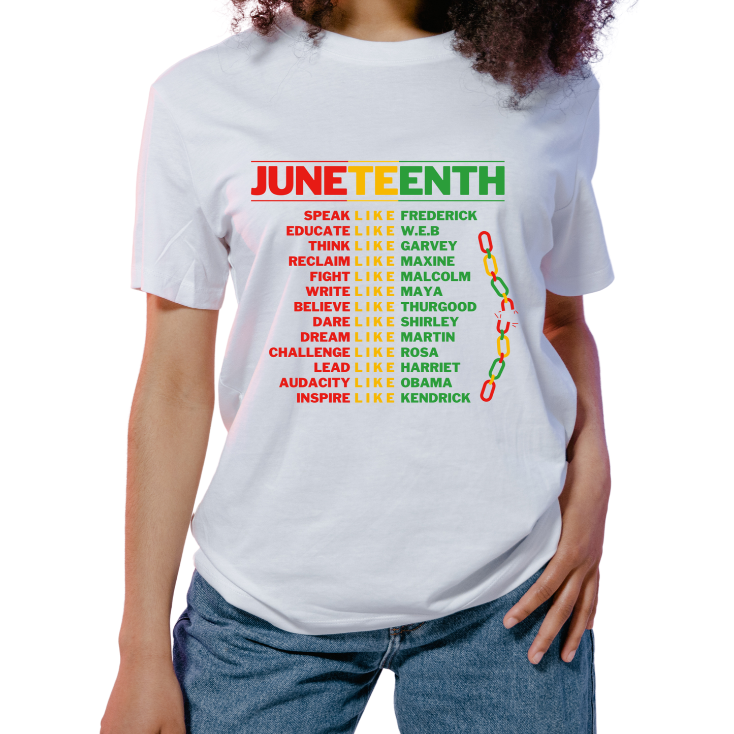 Juneteenth Inspirational Unisex T-Shirt - Celebrate Freedom & Equality