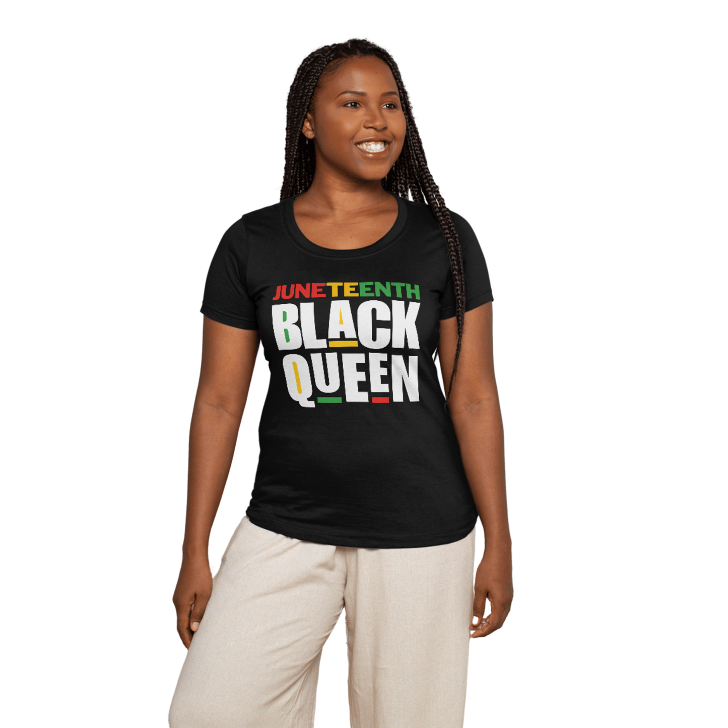 Juneteenth Black Queen Unisex Softstyle T-Shirt – 1865 “Black Facts” Edition