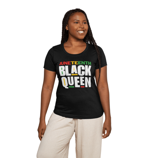 ASI Juneteenth Black Queen Unisex T-Shirt – 1865 “Black Facts” Edition