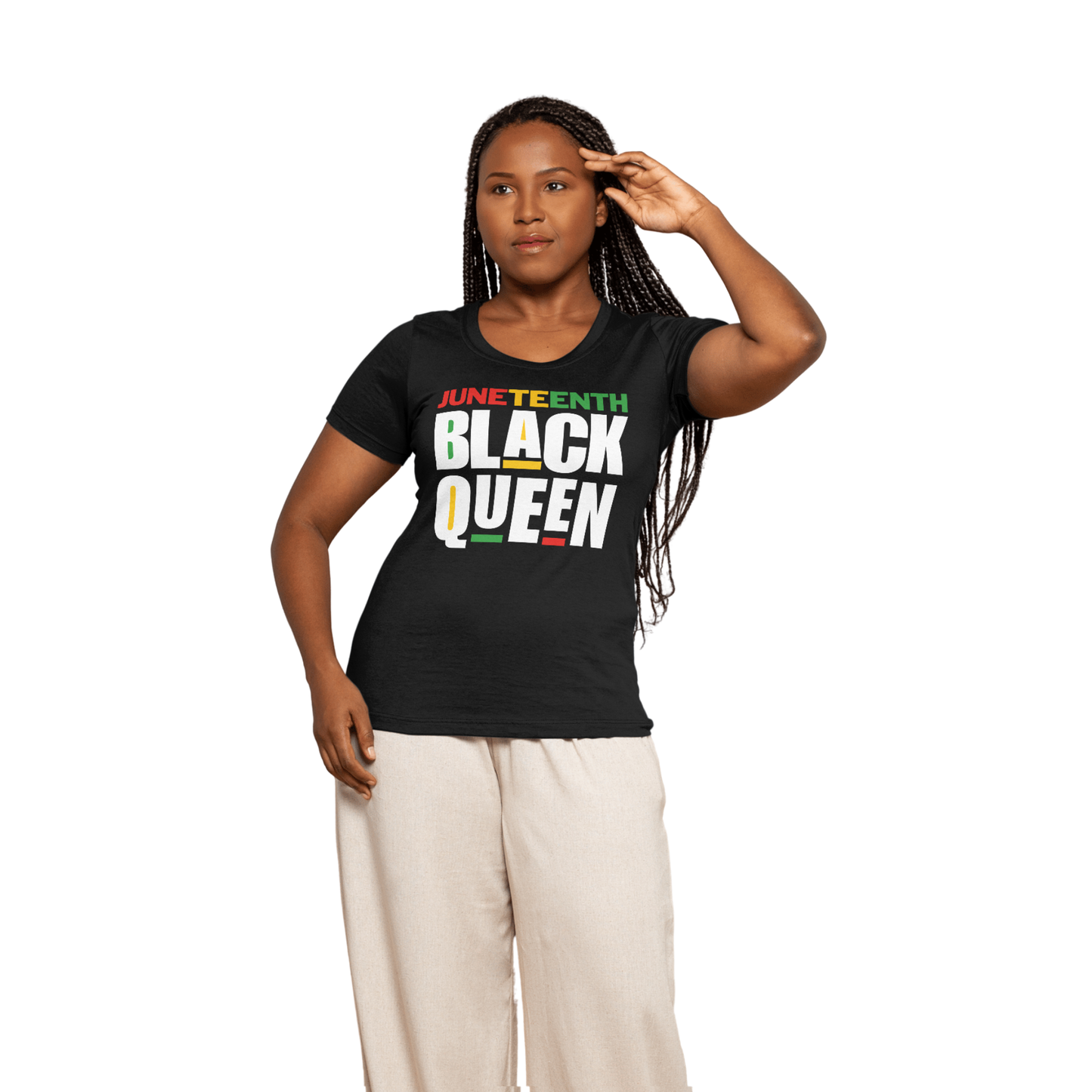 Juneteenth Black Queen Unisex Softstyle T-Shirt – 1865 “Black Facts” Edition