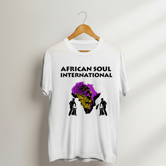 African Soul International Tee for Cultural Celebrations, Casual Wear, Gifts, Festivals, Heritage Events