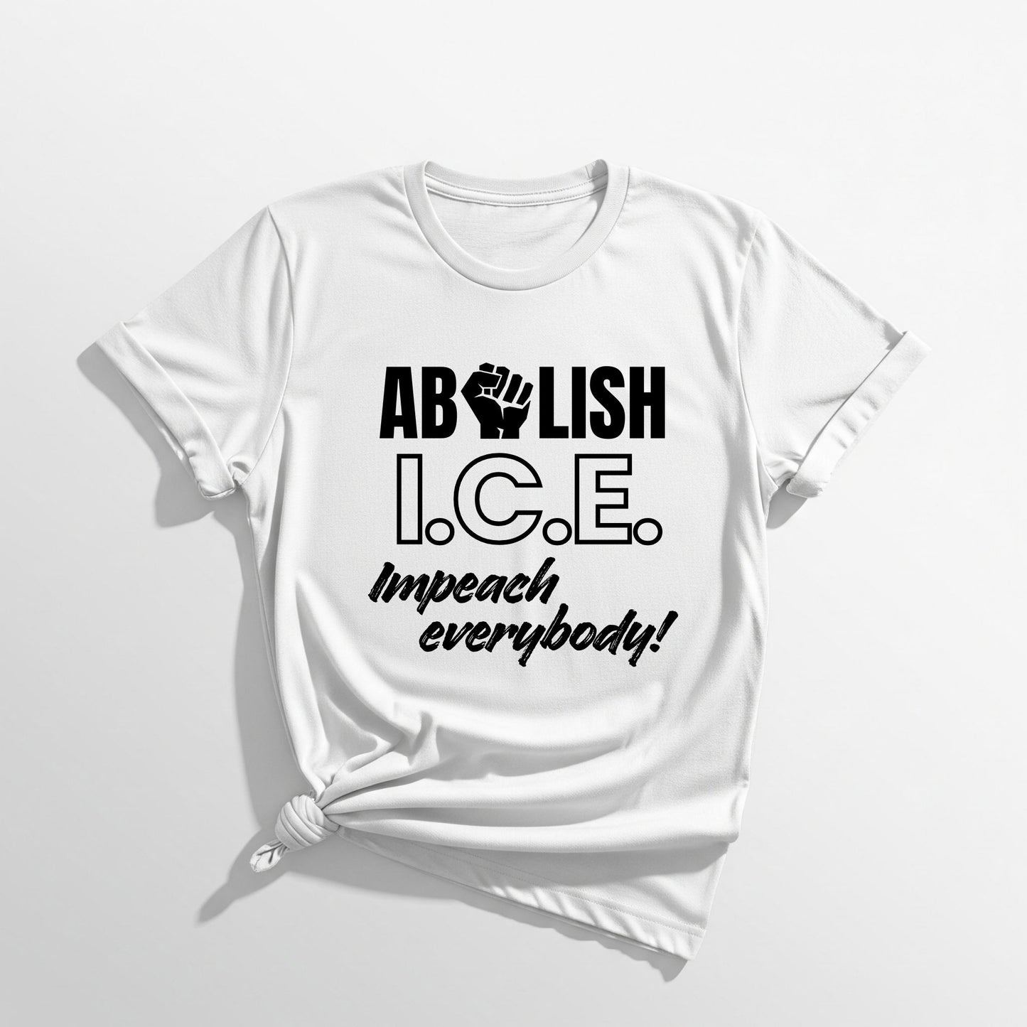 ASI Statement Tee – Abolish ICE (Design B)