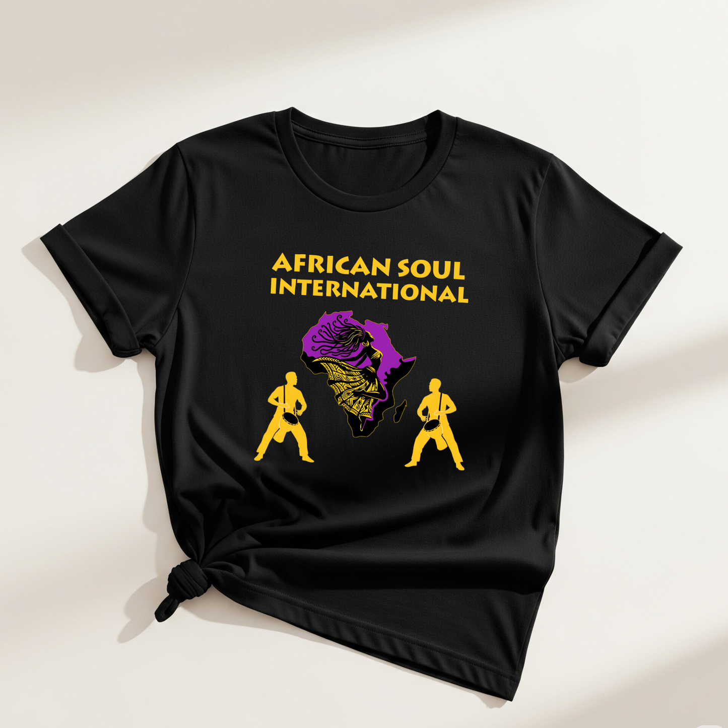 African Soul International Tee for Cultural Celebrations, Casual Wear, Gifts, Festivals, Heritage Events