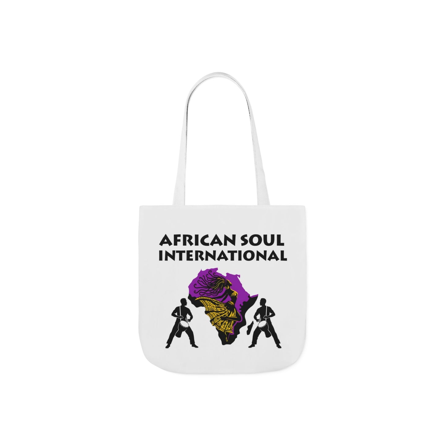 African Soul International – Vibrant Canvas Tote Bag, Eco-Friendly Shopping Bag, Travel Tote, Festival Bag, Gift Idea, Everyday
