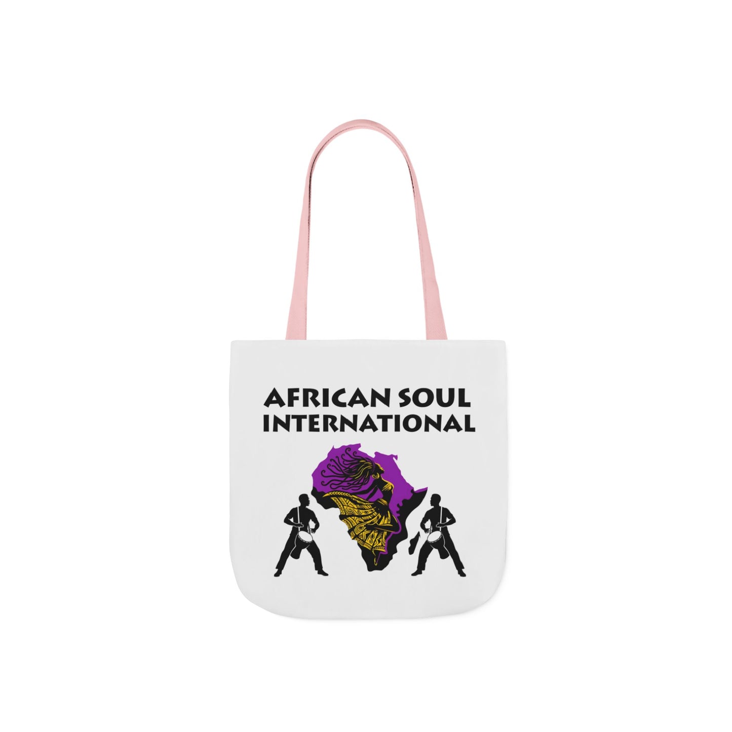 African Soul International – Vibrant Canvas Tote Bag, Eco-Friendly Shopping Bag, Travel Tote, Festival Bag, Gift Idea, Everyday