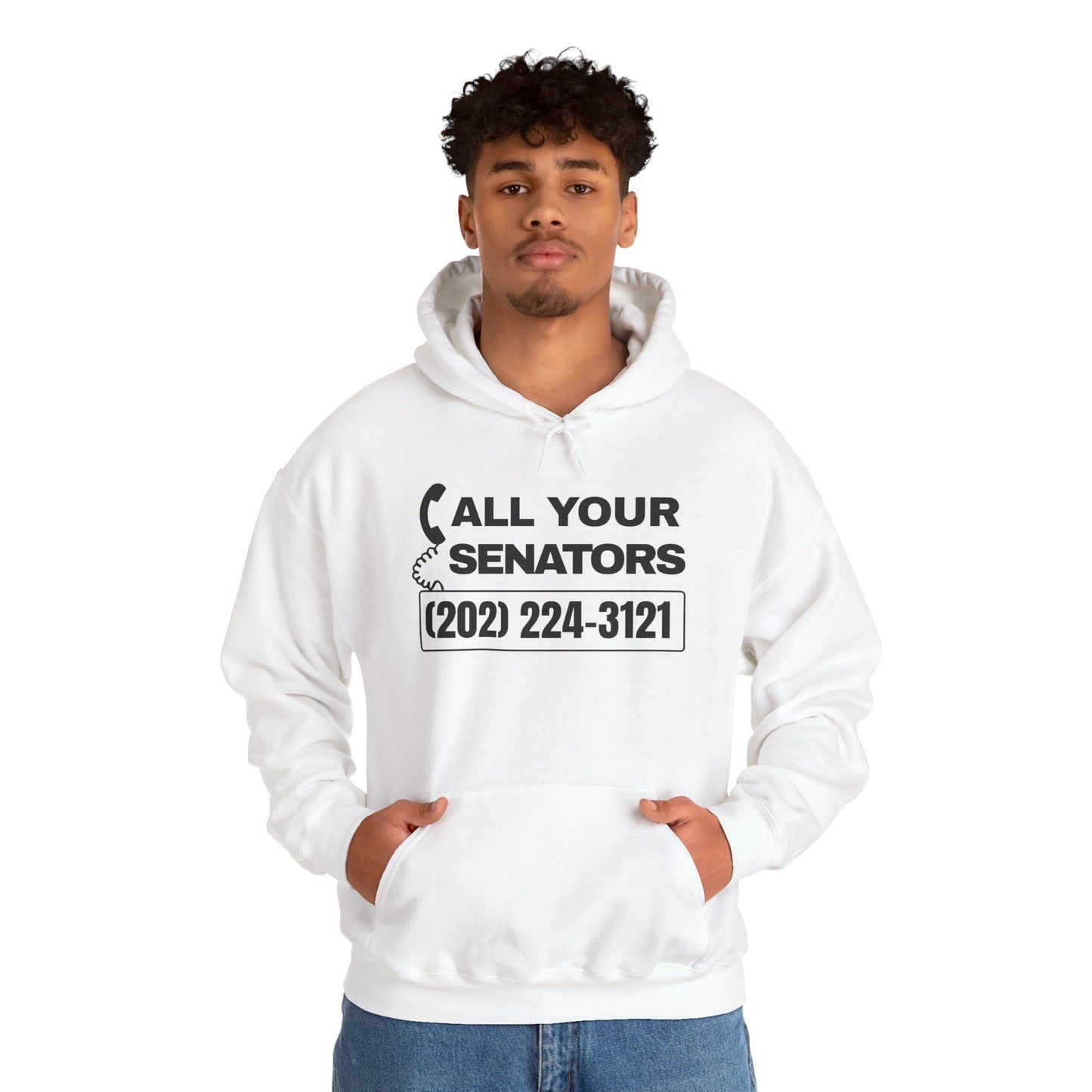 ASI Statement Hoodie – Call Your Senators (Design B)