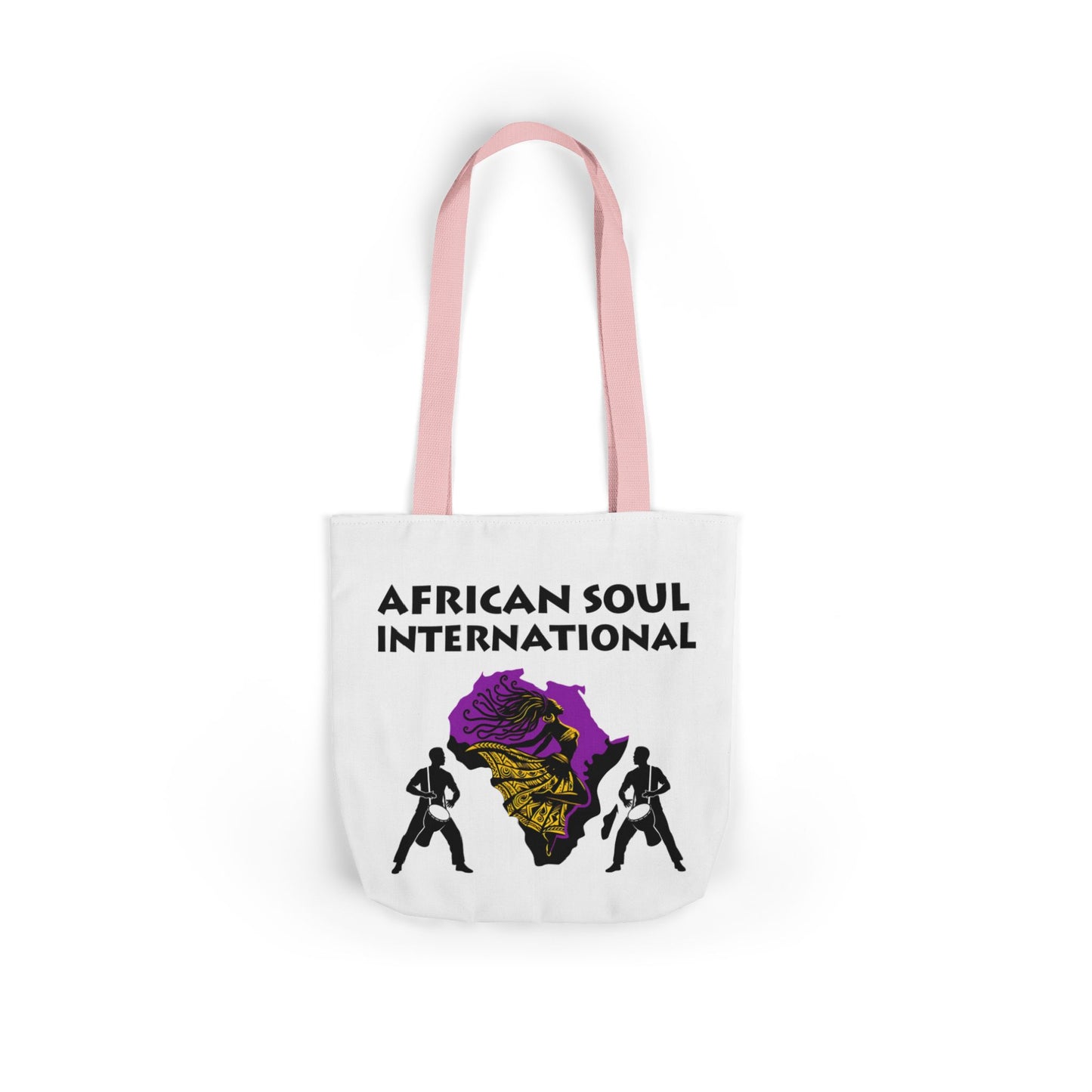 African Soul International – Vibrant Canvas Tote Bag, Eco-Friendly Shopping Bag, Travel Tote, Festival Bag, Gift Idea, Everyday